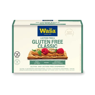 Wasa Glutenvrije en Lactosevrije Knäckebröd