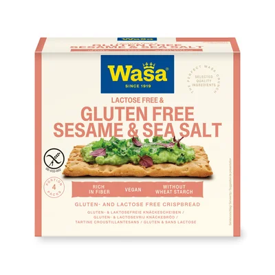 Wasa Knackebrot sesam gluten & lactosevrij