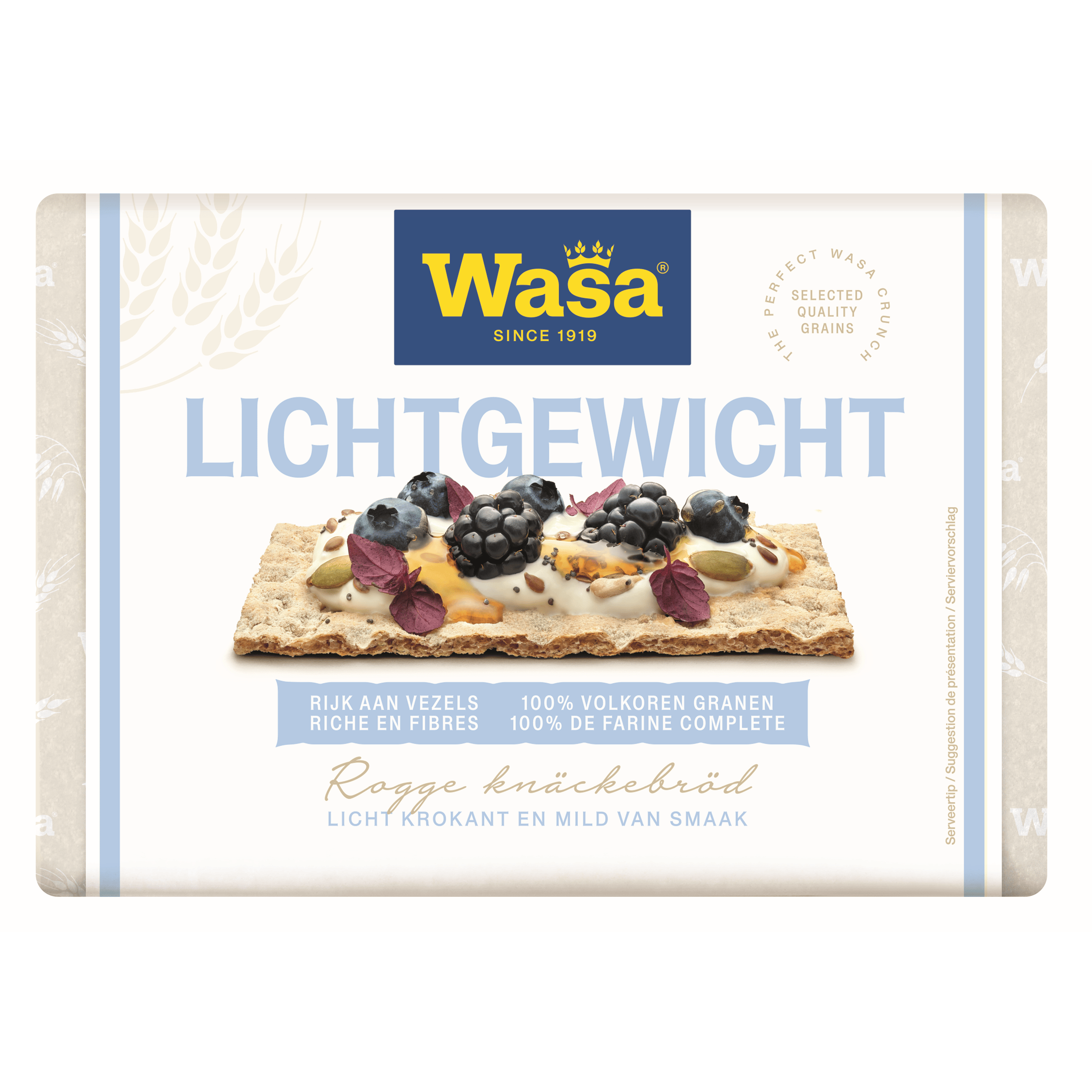 Wasa Knäckebröd Lichtgewicht 32 stuks Wikkel 300 g