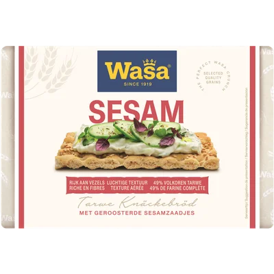 Wasa Knäckebröd Sesam 18 stuks Wikkel 250 g