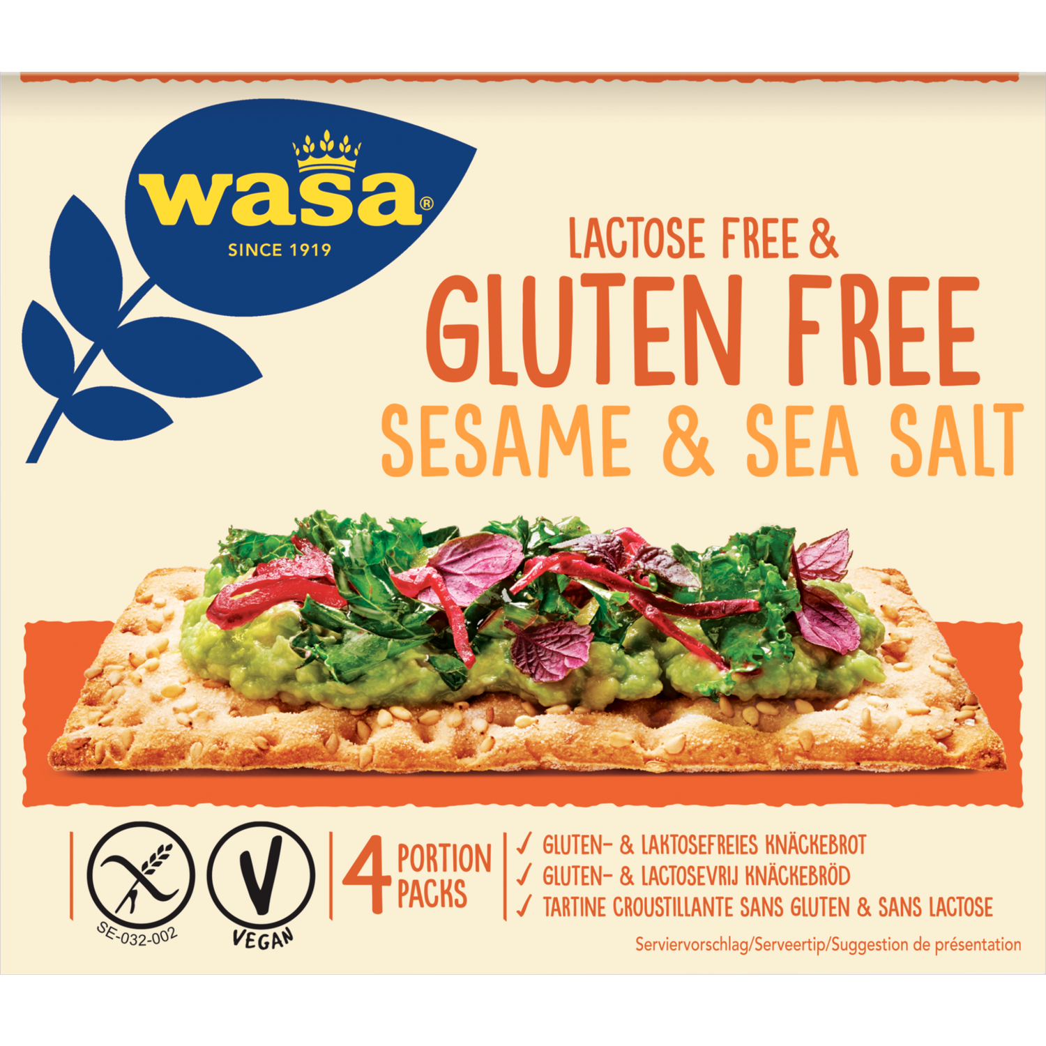 Wasa Glutenvrij sesam & zeezout