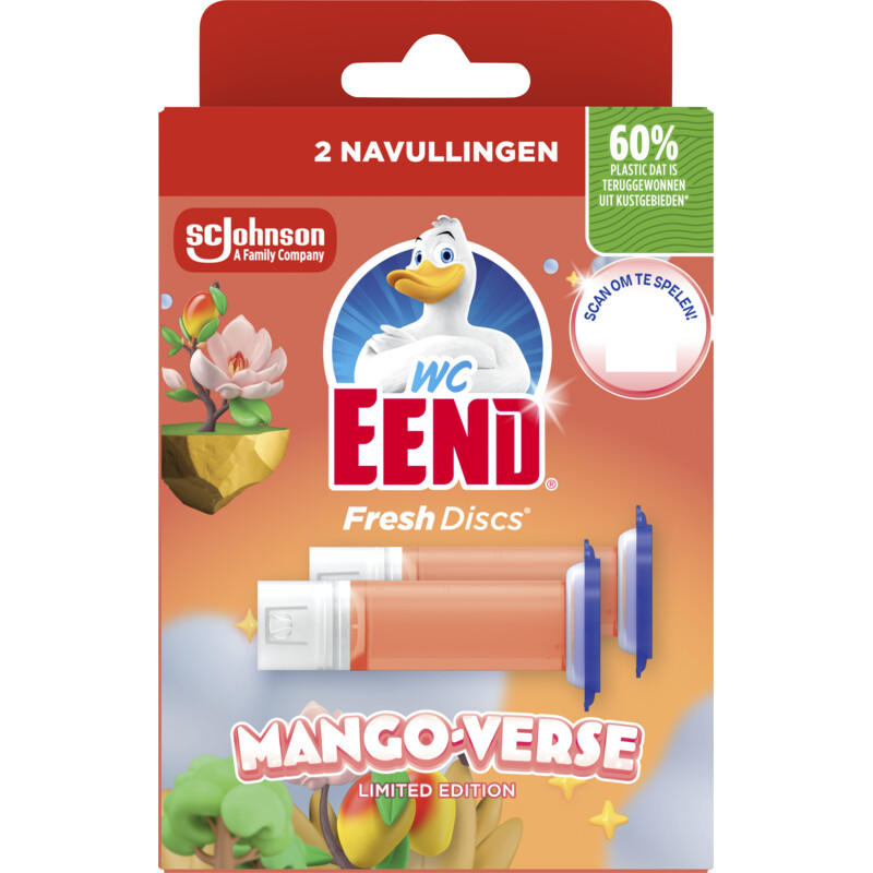 WC-Eend Fresh discs limited edition hibuscus nav