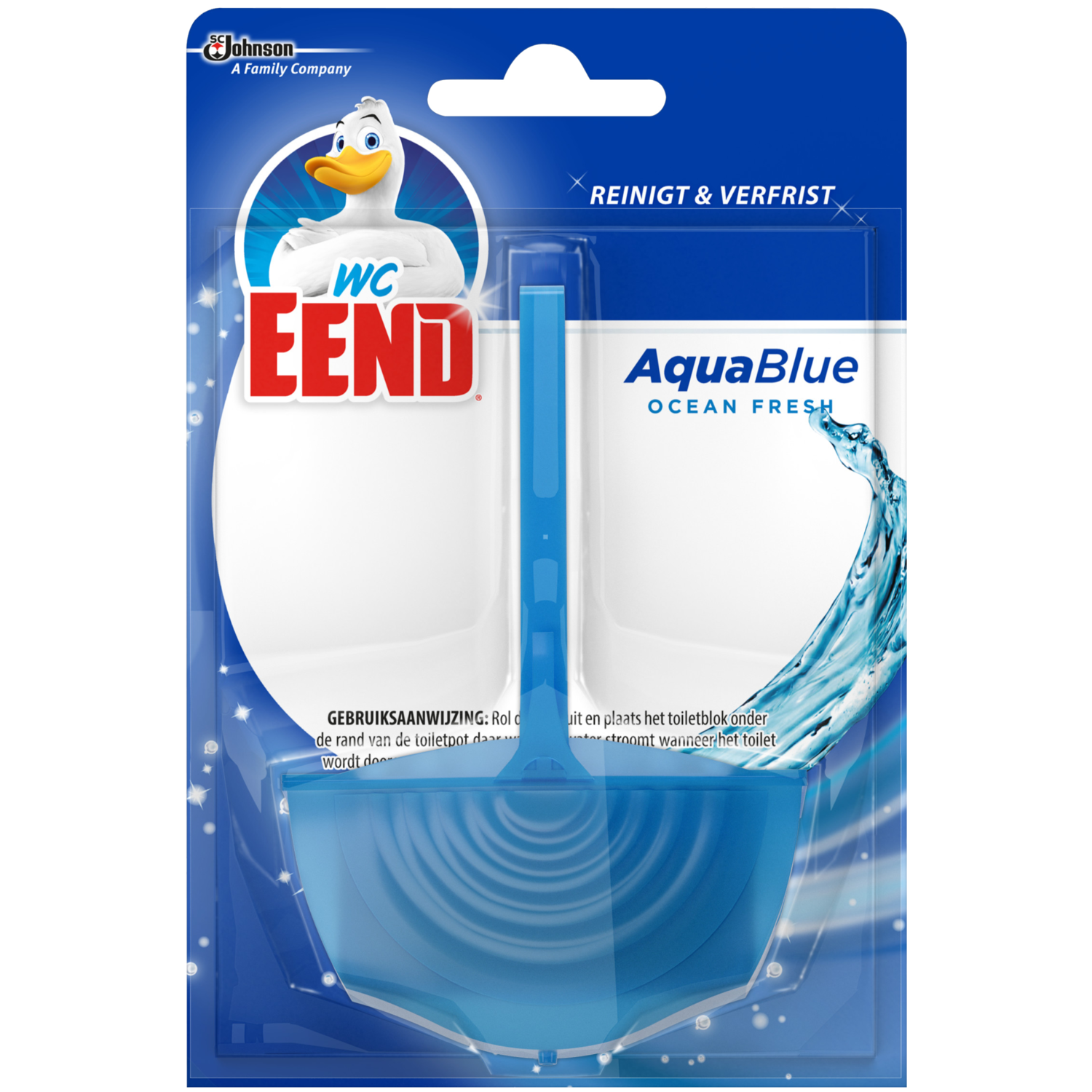 WC-Eend Toiletblok aqua blue 4 in 1