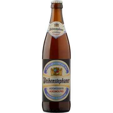 Weihenstephaner - Hefeweissbier Alcoholvrij - 0.5% - Fles - 500ML