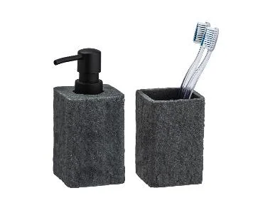 Wenko Zeepdispenser en tandenborstelhouder Villata
