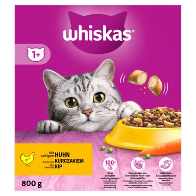 Whiskas Adult Kattenbrokken Kip doos 800 g