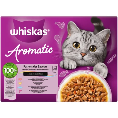 Whiskas Maaltijdzakjes Aromatic Combinaties
