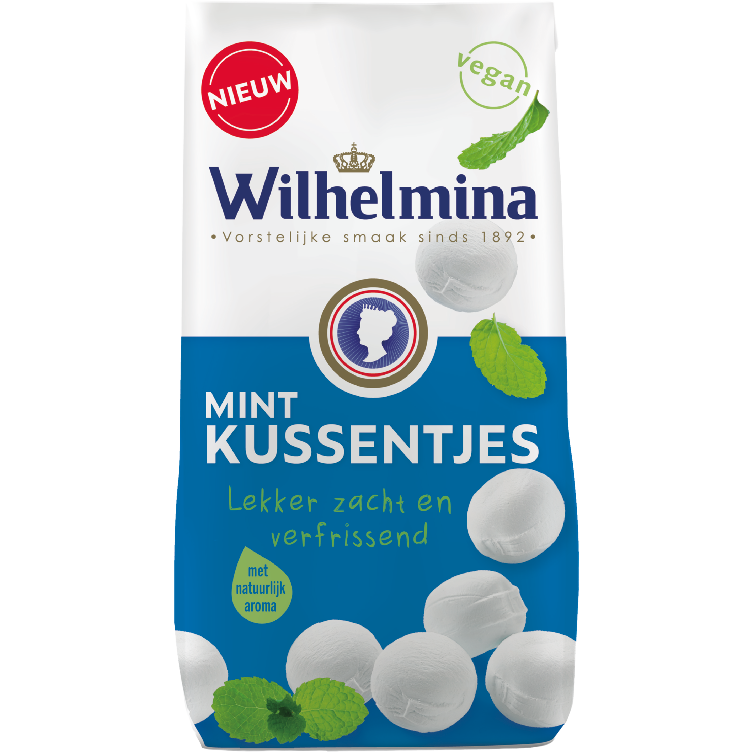 Wilhelmina Pepermunt kussentjes