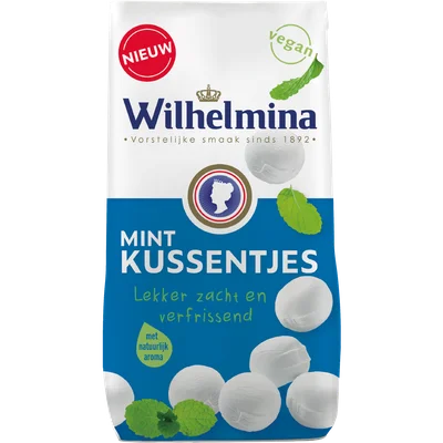 Wilhelmina Pepermunt kussentjes