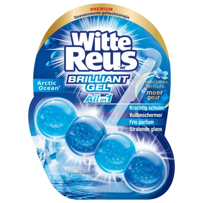 Witte Reus Toiletblok Brilliant Gel Arcti Blister 1 st
