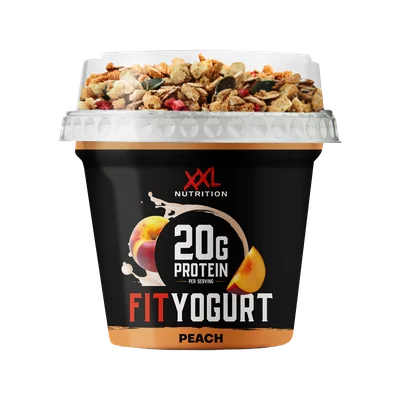 XXL Fit High protein yoghurt to go perzik