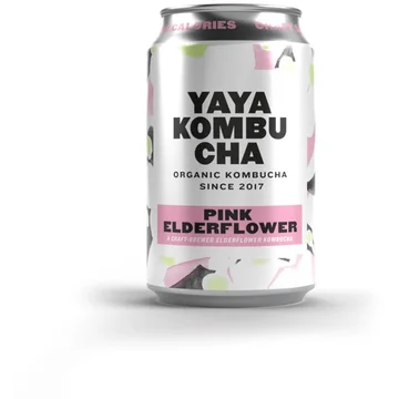 YAYA Kombucha Pink Elderflower 330ML