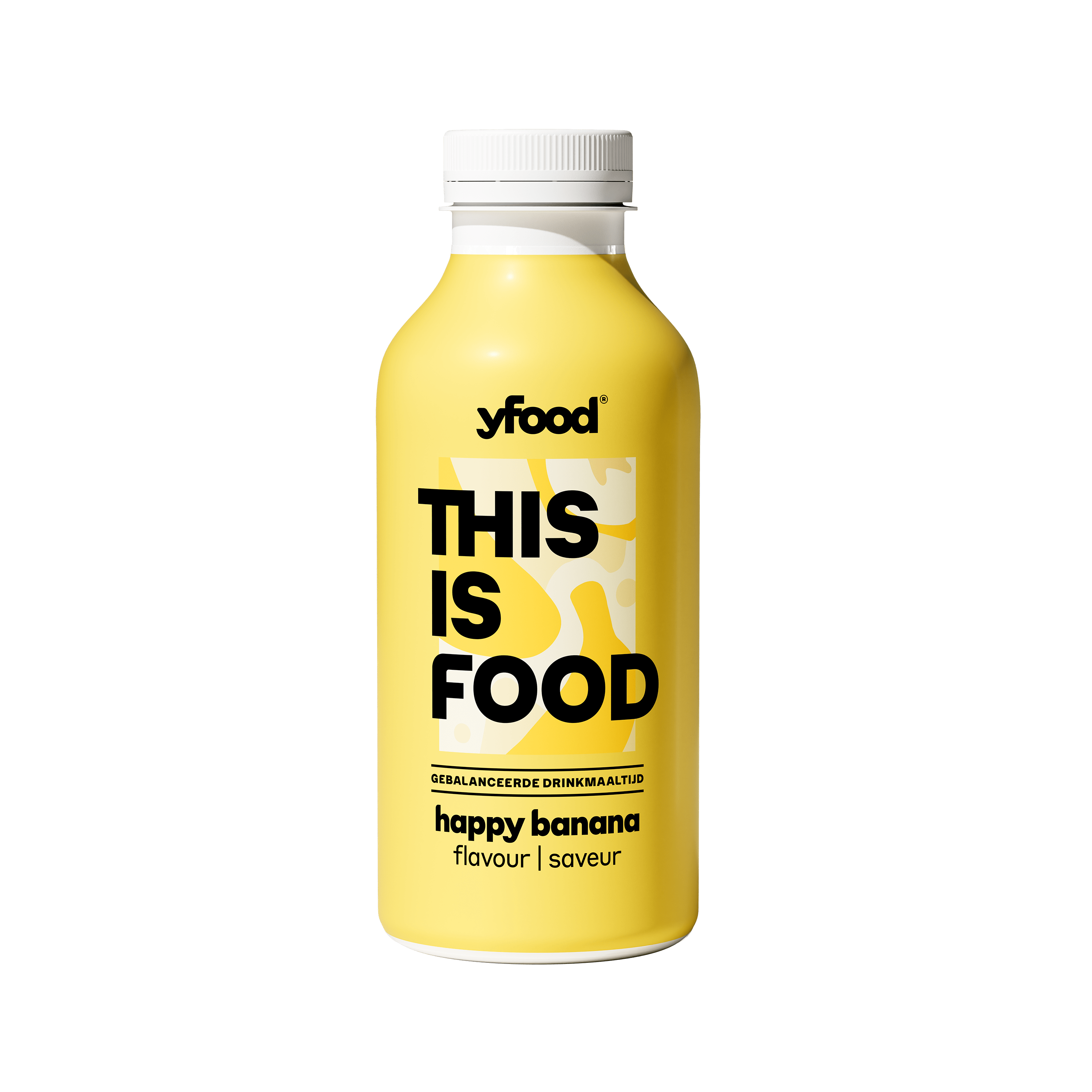 Yfood Drink Happy Banana Fles 500 ml