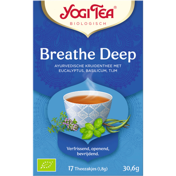 Yogi Tea Biologisch Breathe Deep 17 Stuks 30,6 g