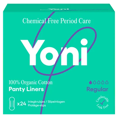 Yoni Inlegkruisjes van biokatoen medium Doos 24 st