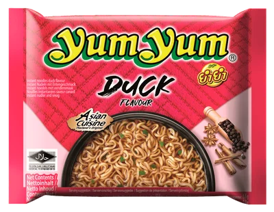 Yum Yum Noodlesoep Peking eend Zak 60 g