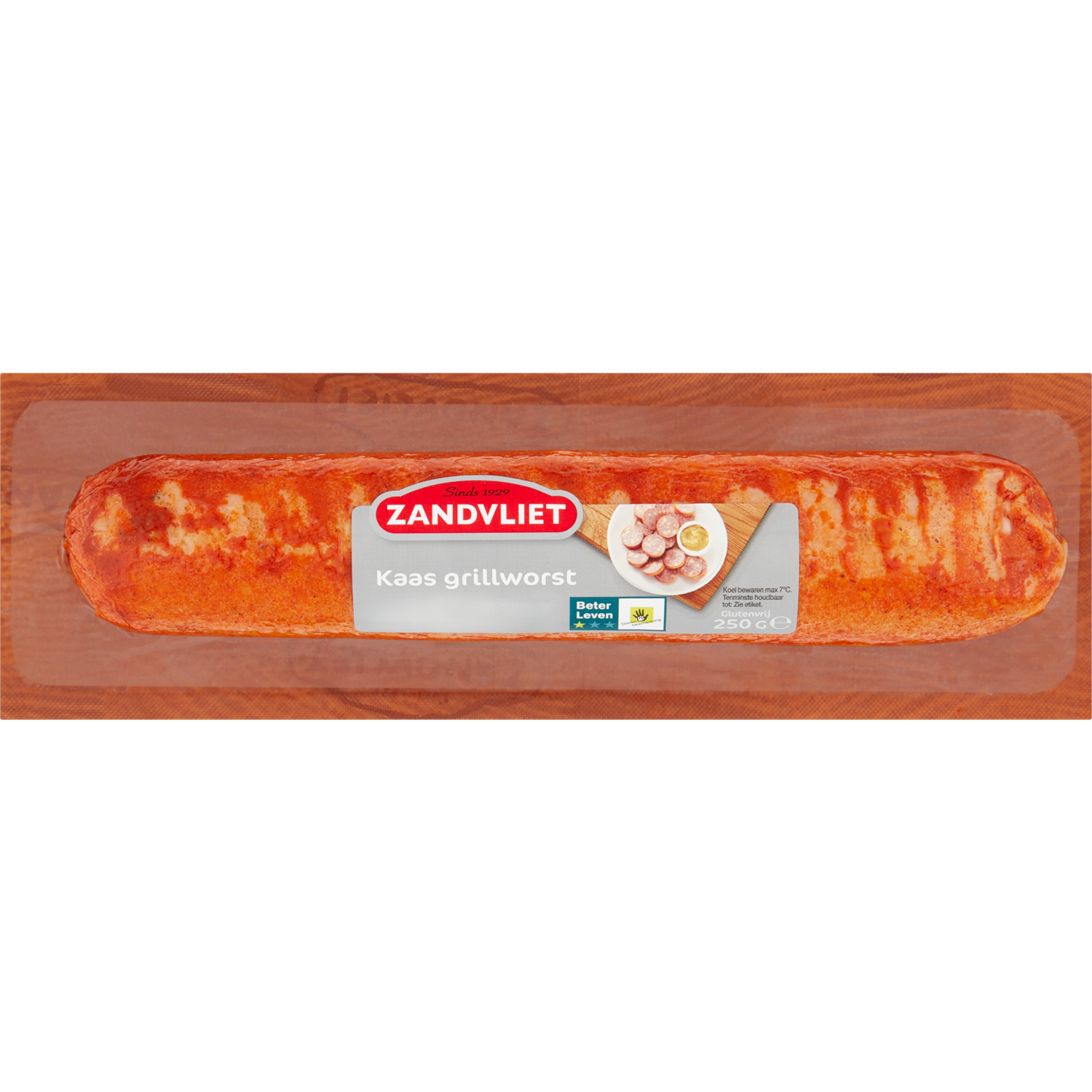 Zandvliet Kaas Grillworst 250 g