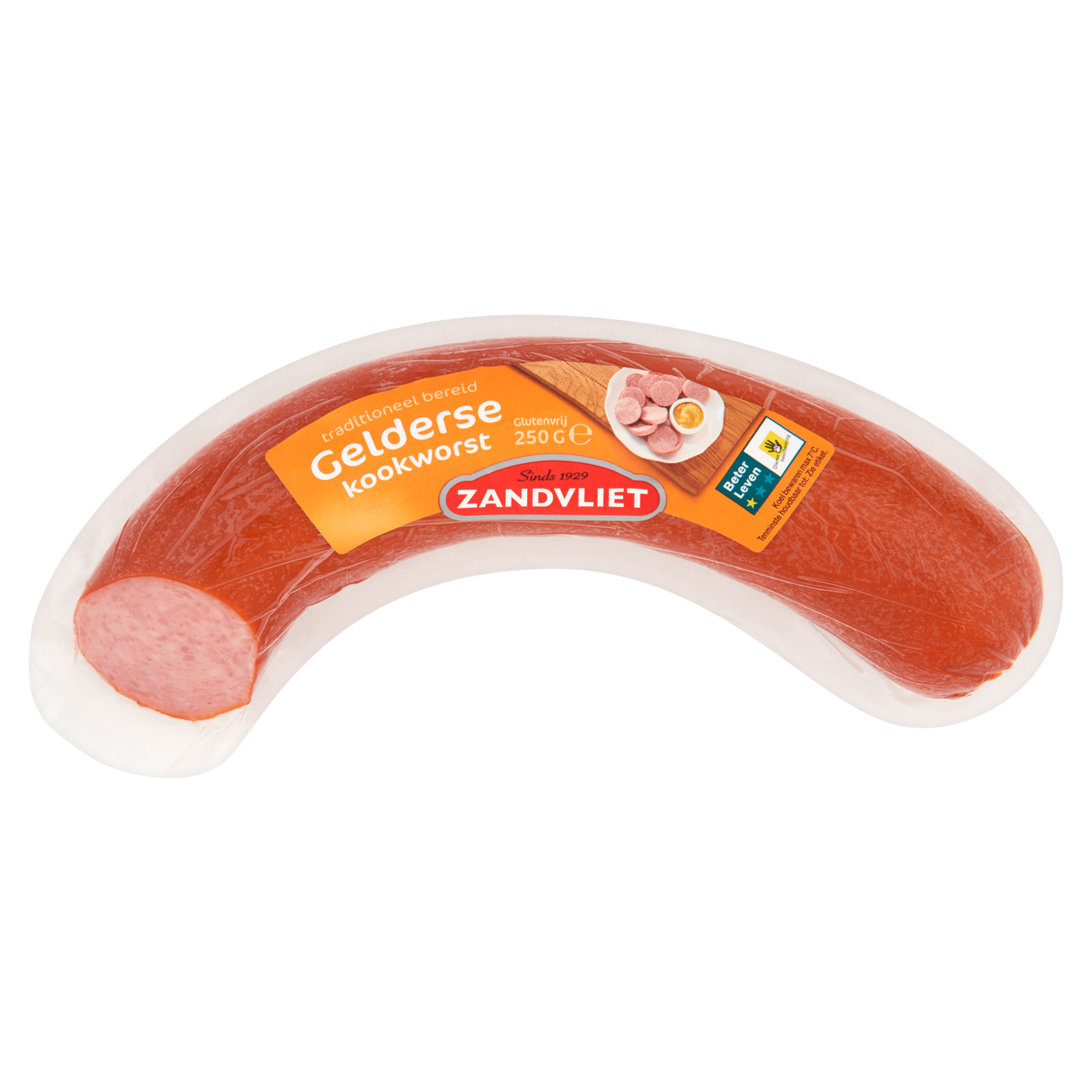 Zandvliet Gekookte worst halve ring Stuk 250 g