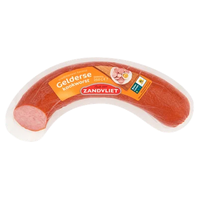 Zandvliet Gekookte worst halve ring Stuk 250 g