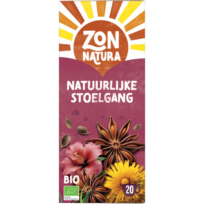 Zonnatura Natuurlijke stoelgang kruideninfusie