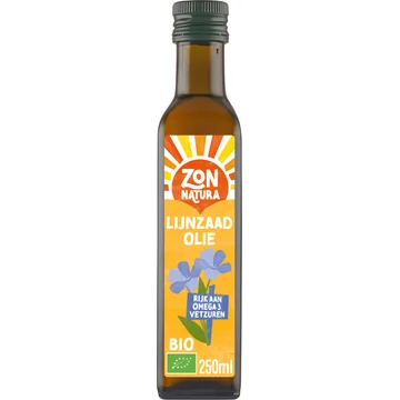 Zonnatura Biologische Lijnzaadolie 250 ml