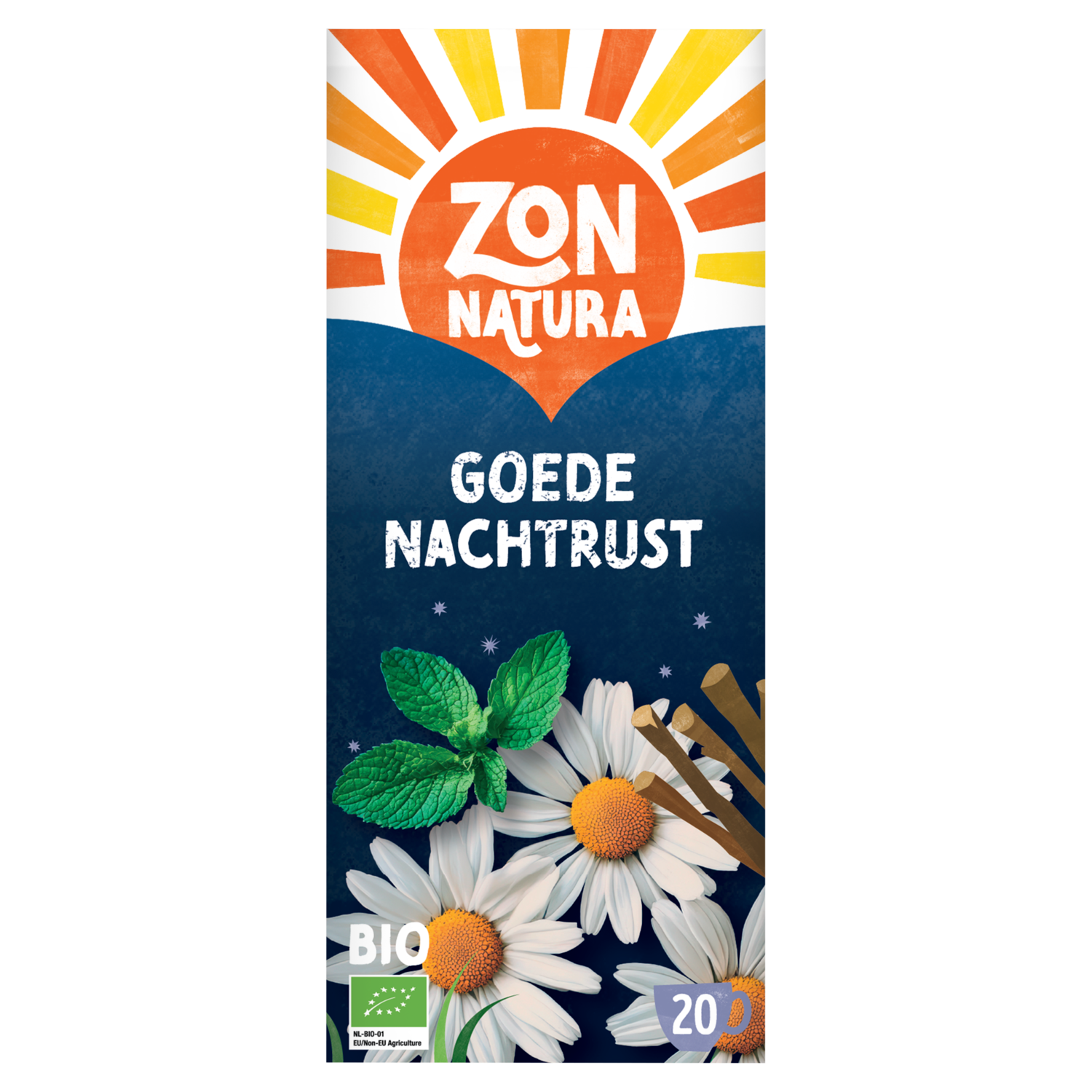 Zonnatura Kruidenthee goede nachtrust 20 zakjes