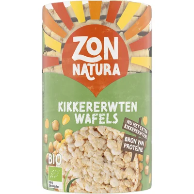 Zonnatura Kikkererwtenwafel Rol 100 g