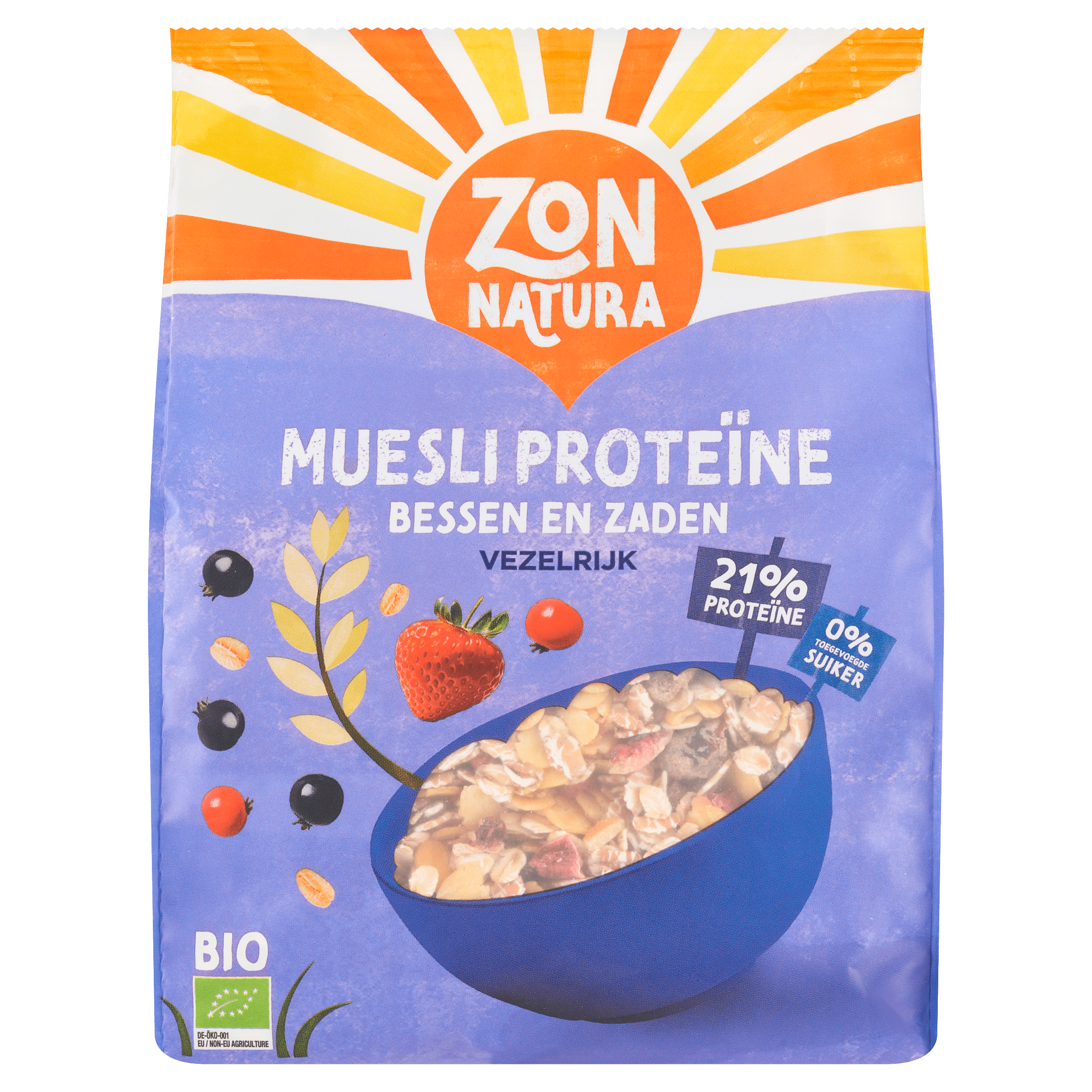 Zonnatura Muesli Proteïne Zak 375 g