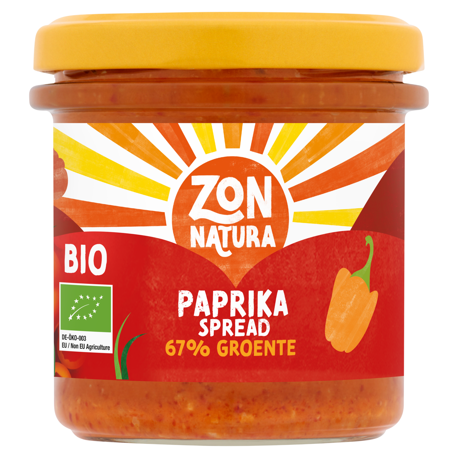 Zonnatura Groentespread paprika