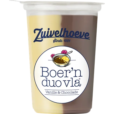 Zuivelhoeve Boern vla vanille chocolade