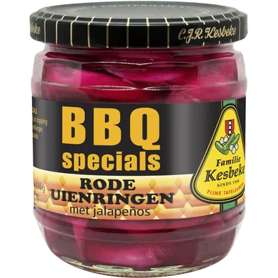 Kesbeke BBQ specials rode uienringen jalapeño
