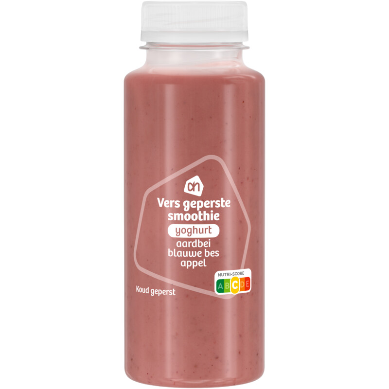 AH Vers geperste smoothie yoghurt aardbei