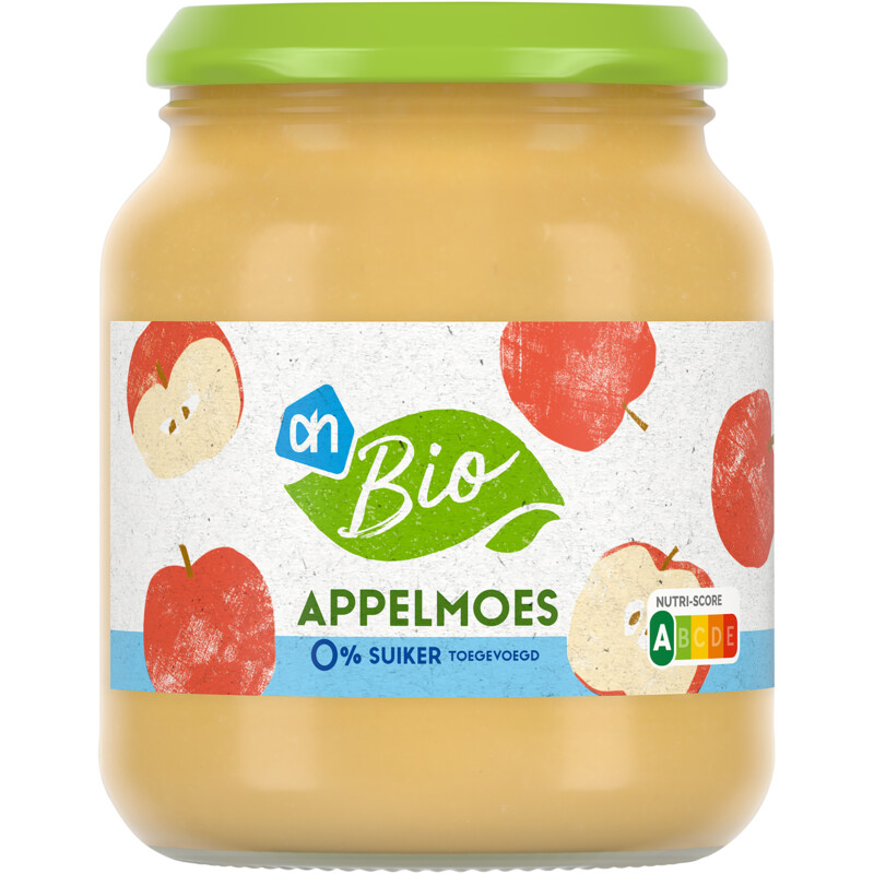 AH Biologisch Appelmoes 0% suiker toegevoegd