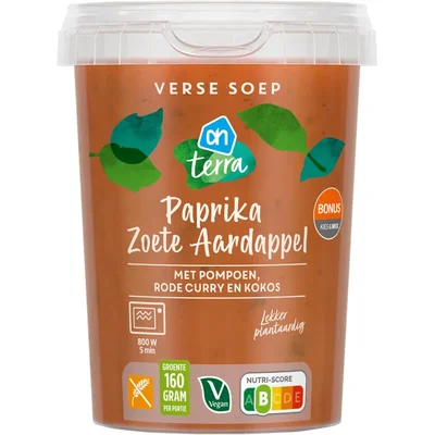 AH Verse soep paprika zoete aardappel