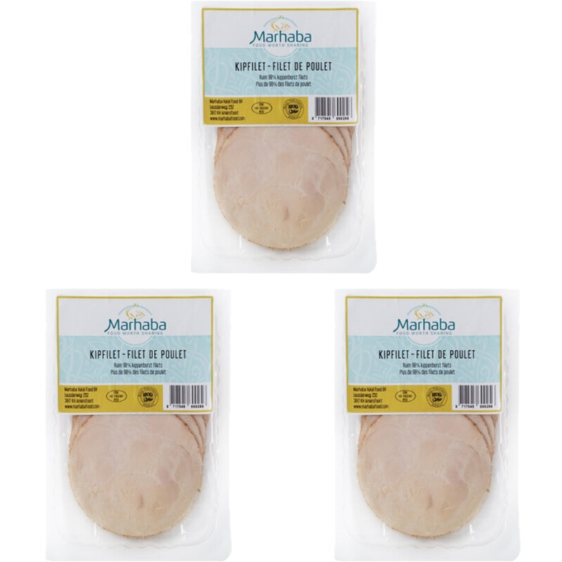 Marhaba Kipfilet 3-pack