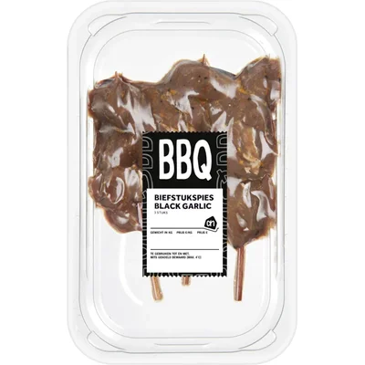 AH BBQ biefstukspies black garlic
