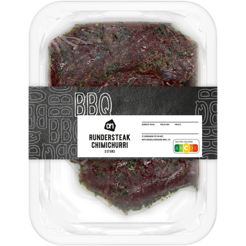 AH BBQ rundersteak chimichurri