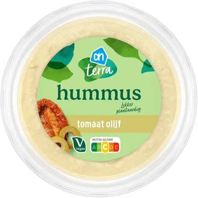 AH Terra Plantaardige hummus tomaat olijf