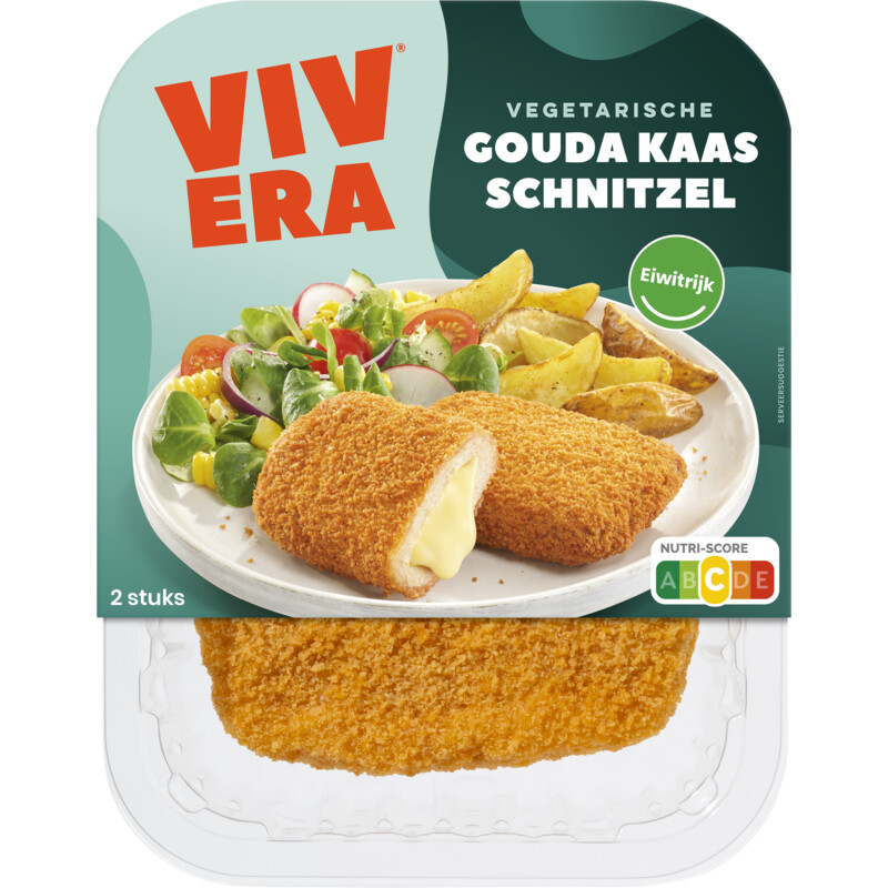 Vivera Vegetarische Gouda kaasschnitzel
