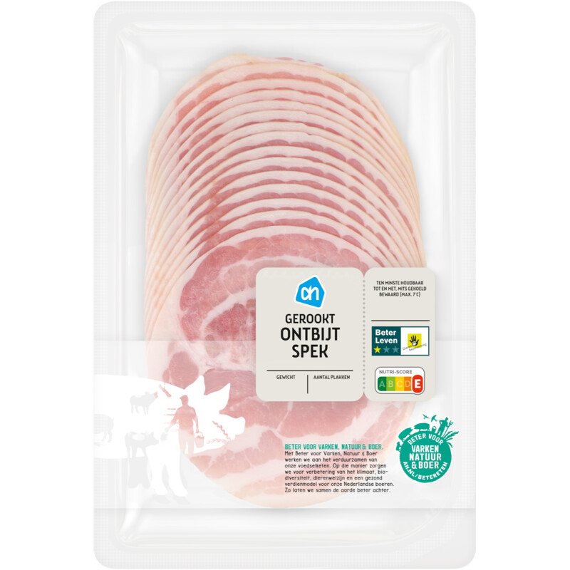 AH Gerookt ontbijtspek