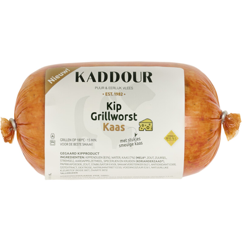 Kaddour Kipgrillworst kaas