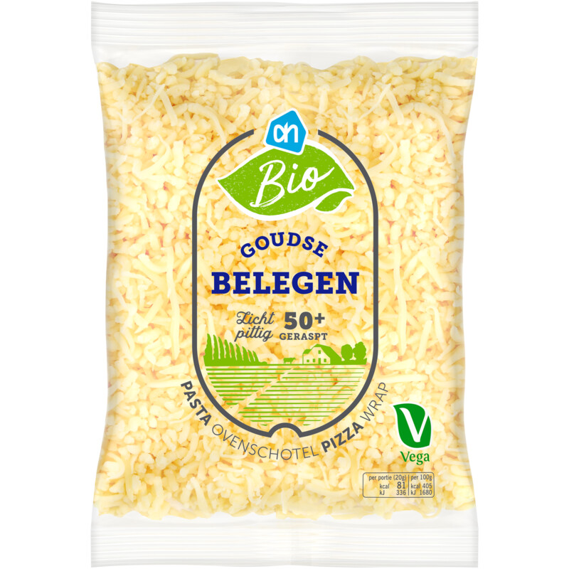 AH Goudse belegen geraspte kaas 50+