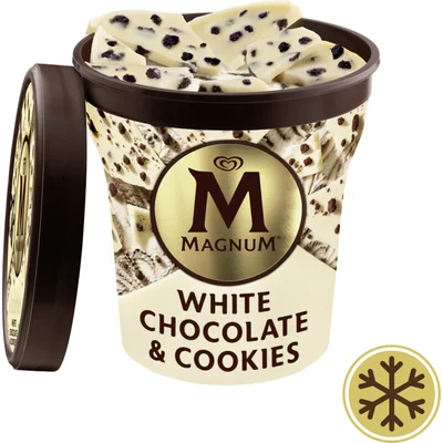Magnum White chocolate & cookies