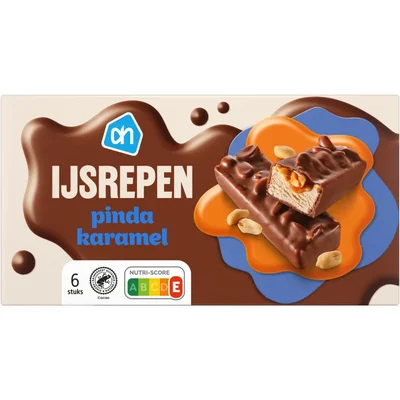 AH Pinda karamel ijsrepen
