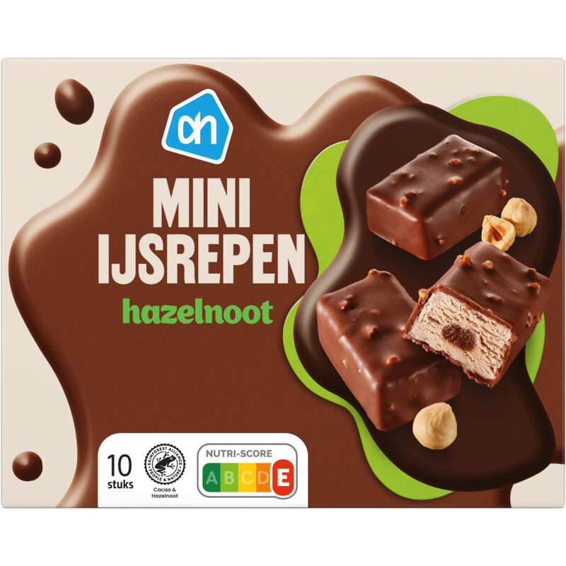 AH Mini hazelnoot ijsrepen