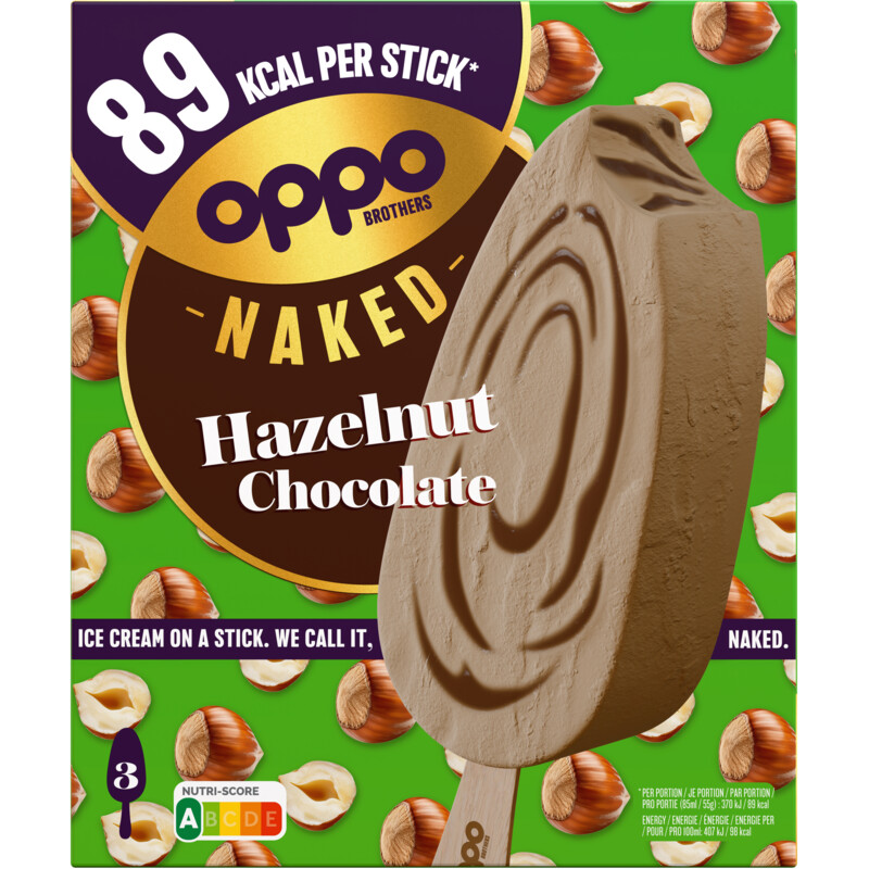 Oppo Brothers Naked hazelnut chocolate