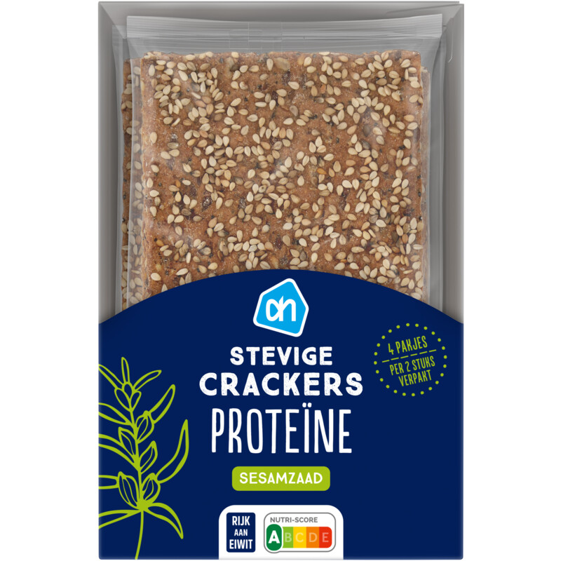 AH Stevige crackers proteïne sesamzaad