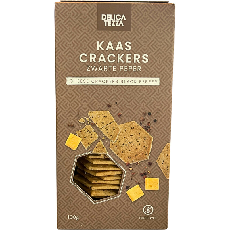 Delicatezza Kaascracker zeezout & zwarte peper