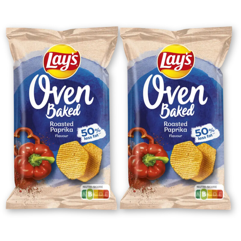 Lay's Oven baked roasted paprika 2-pack