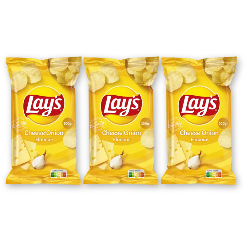 Lay's Cheese onion 3-pack